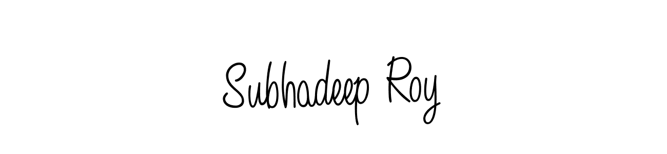 How to Draw Subhadeep Roy signature style? Angelique-Rose-font-FFP is a latest design signature styles for name Subhadeep Roy. Subhadeep Roy signature style 5 images and pictures png