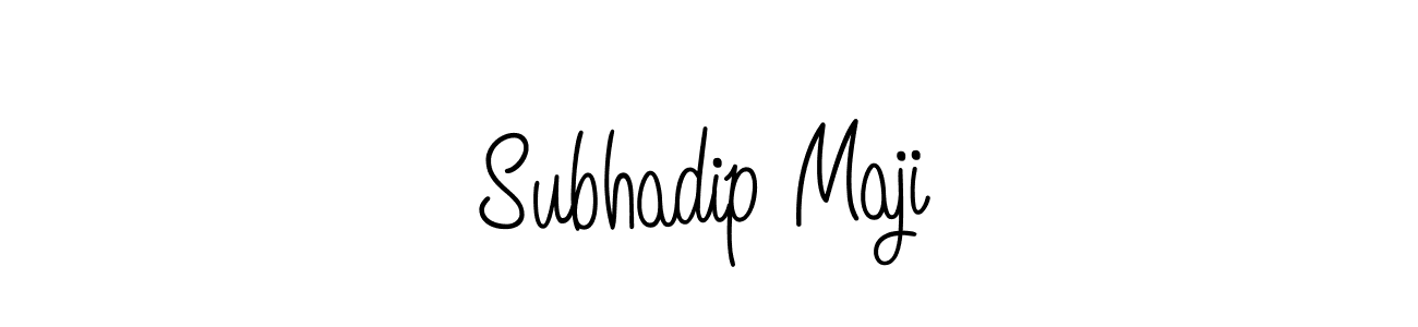 Also we have Subhadip Maji name is the best signature style. Create professional handwritten signature collection using Angelique-Rose-font-FFP autograph style. Subhadip Maji signature style 5 images and pictures png