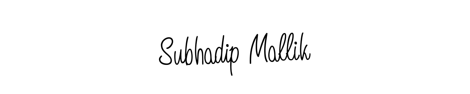 How to make Subhadip Mallik signature? Angelique-Rose-font-FFP is a professional autograph style. Create handwritten signature for Subhadip Mallik name. Subhadip Mallik signature style 5 images and pictures png