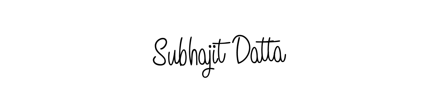 Create a beautiful signature design for name Subhajit Datta. With this signature (Angelique-Rose-font-FFP) fonts, you can make a handwritten signature for free. Subhajit Datta signature style 5 images and pictures png
