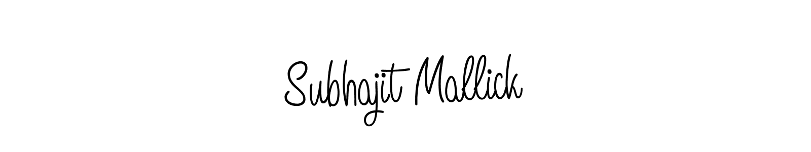 Design your own signature with our free online signature maker. With this signature software, you can create a handwritten (Angelique-Rose-font-FFP) signature for name Subhajit Mallick. Subhajit Mallick signature style 5 images and pictures png