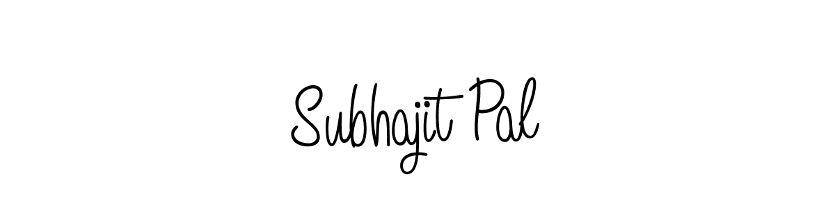 The best way (Angelique-Rose-font-FFP) to make a short signature is to pick only two or three words in your name. The name Subhajit Pal include a total of six letters. For converting this name. Subhajit Pal signature style 5 images and pictures png