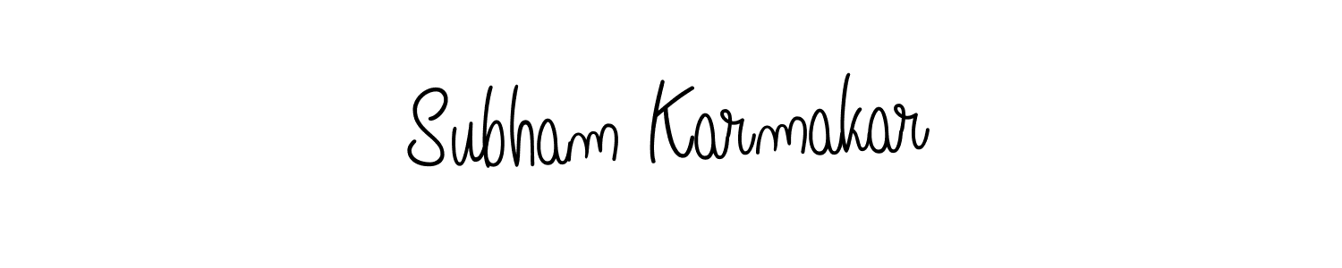 Similarly Angelique-Rose-font-FFP is the best handwritten signature design. Signature creator online .You can use it as an online autograph creator for name Subham Karmakar. Subham Karmakar signature style 5 images and pictures png