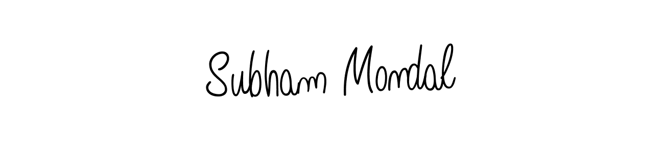 if you are searching for the best signature style for your name Subham Mondal. so please give up your signature search. here we have designed multiple signature styles  using Angelique-Rose-font-FFP. Subham Mondal signature style 5 images and pictures png