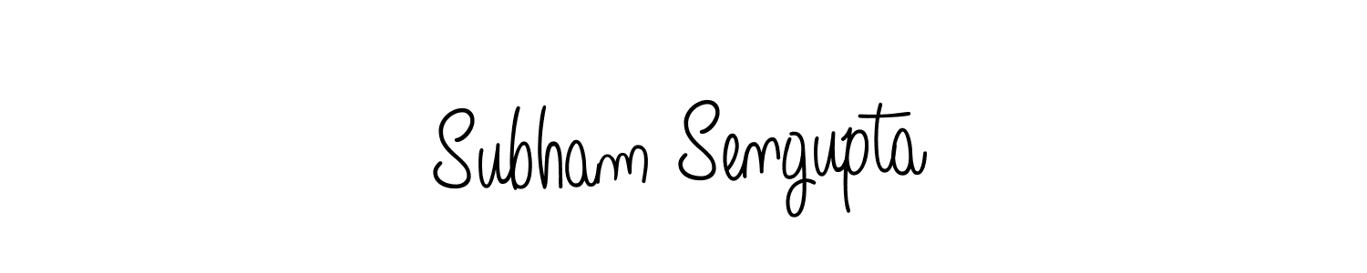 Create a beautiful signature design for name Subham Sengupta. With this signature (Angelique-Rose-font-FFP) fonts, you can make a handwritten signature for free. Subham Sengupta signature style 5 images and pictures png