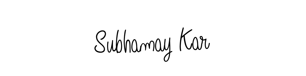 How to make Subhamay Kar signature? Angelique-Rose-font-FFP is a professional autograph style. Create handwritten signature for Subhamay Kar name. Subhamay Kar signature style 5 images and pictures png