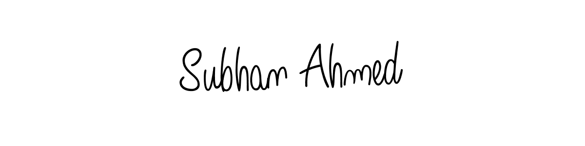 You can use this online signature creator to create a handwritten signature for the name Subhan Ahmed. This is the best online autograph maker. Subhan Ahmed signature style 5 images and pictures png