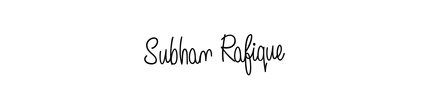 Similarly Angelique-Rose-font-FFP is the best handwritten signature design. Signature creator online .You can use it as an online autograph creator for name Subhan Rafique. Subhan Rafique signature style 5 images and pictures png