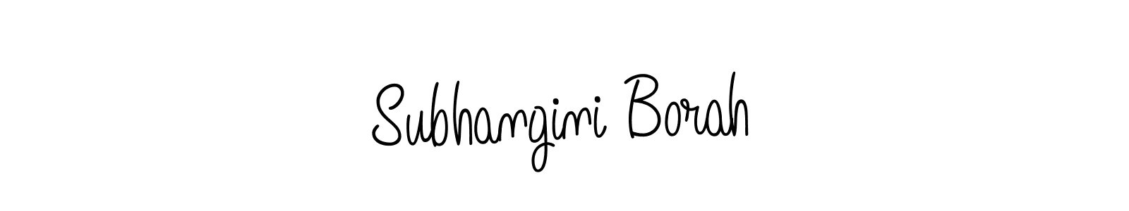 Once you've used our free online signature maker to create your best signature Angelique-Rose-font-FFP style, it's time to enjoy all of the benefits that Subhangini Borah name signing documents. Subhangini Borah signature style 5 images and pictures png
