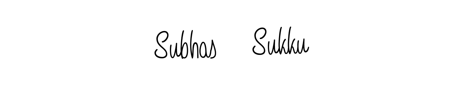 How to make Subhas    Sukku name signature. Use Angelique-Rose-font-FFP style for creating short signs online. This is the latest handwritten sign. Subhas    Sukku signature style 5 images and pictures png