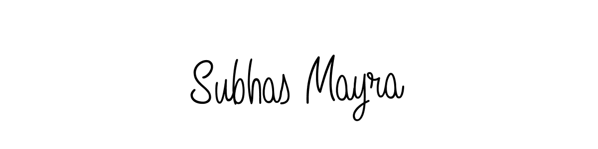 if you are searching for the best signature style for your name Subhas Mayra. so please give up your signature search. here we have designed multiple signature styles  using Angelique-Rose-font-FFP. Subhas Mayra signature style 5 images and pictures png