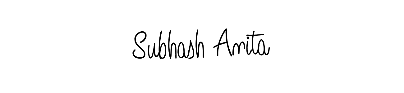 Here are the top 10 professional signature styles for the name Subhash Anita. These are the best autograph styles you can use for your name. Subhash Anita signature style 5 images and pictures png