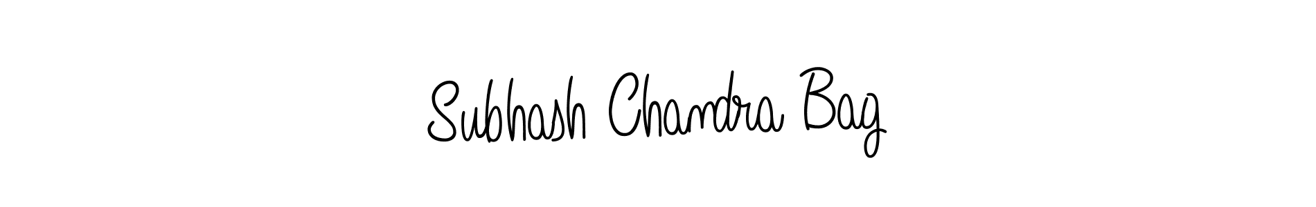 How to make Subhash Chandra Bag name signature. Use Angelique-Rose-font-FFP style for creating short signs online. This is the latest handwritten sign. Subhash Chandra Bag signature style 5 images and pictures png
