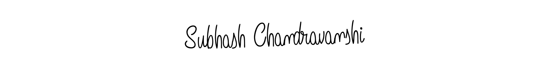 The best way (Angelique-Rose-font-FFP) to make a short signature is to pick only two or three words in your name. The name Subhash Chandravanshi include a total of six letters. For converting this name. Subhash Chandravanshi signature style 5 images and pictures png