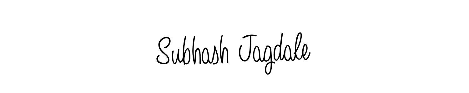 How to make Subhash Jagdale signature? Angelique-Rose-font-FFP is a professional autograph style. Create handwritten signature for Subhash Jagdale name. Subhash Jagdale signature style 5 images and pictures png