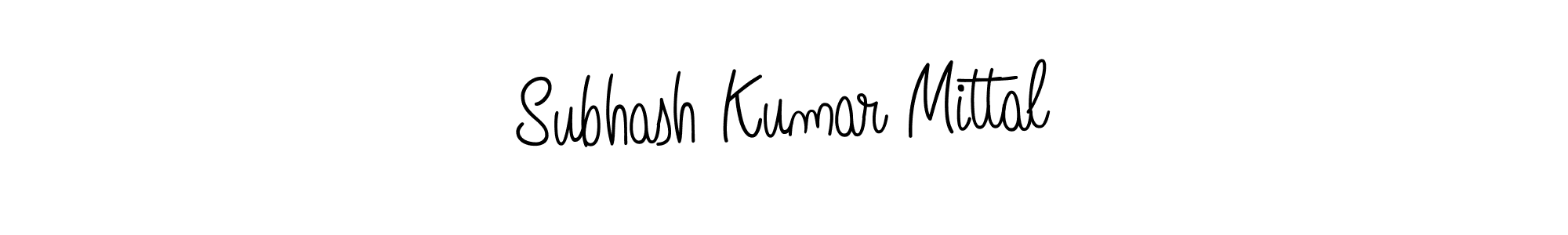 if you are searching for the best signature style for your name Subhash Kumar Mittal. so please give up your signature search. here we have designed multiple signature styles  using Angelique-Rose-font-FFP. Subhash Kumar Mittal signature style 5 images and pictures png