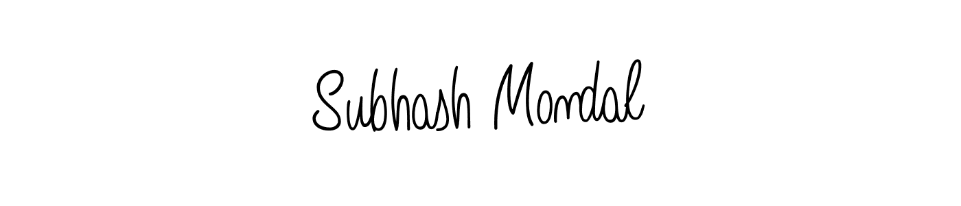 Create a beautiful signature design for name Subhash Mondal. With this signature (Angelique-Rose-font-FFP) fonts, you can make a handwritten signature for free. Subhash Mondal signature style 5 images and pictures png