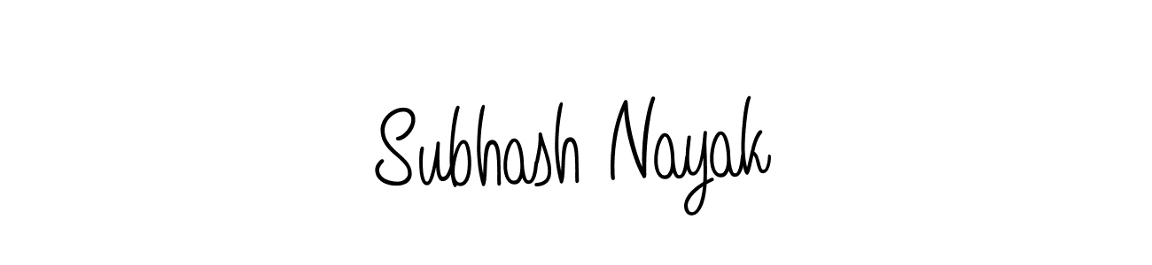 Create a beautiful signature design for name Subhash Nayak. With this signature (Angelique-Rose-font-FFP) fonts, you can make a handwritten signature for free. Subhash Nayak signature style 5 images and pictures png