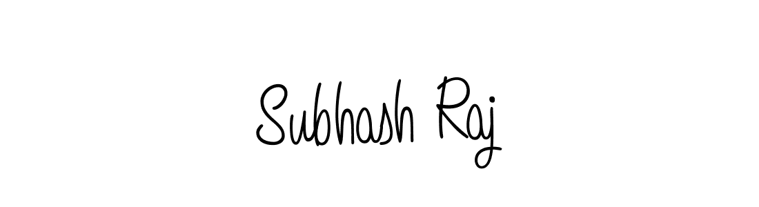 How to make Subhash Raj name signature. Use Angelique-Rose-font-FFP style for creating short signs online. This is the latest handwritten sign. Subhash Raj signature style 5 images and pictures png