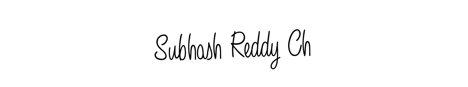 You should practise on your own different ways (Angelique-Rose-font-FFP) to write your name (Subhash Reddy Ch) in signature. don't let someone else do it for you. Subhash Reddy Ch signature style 5 images and pictures png