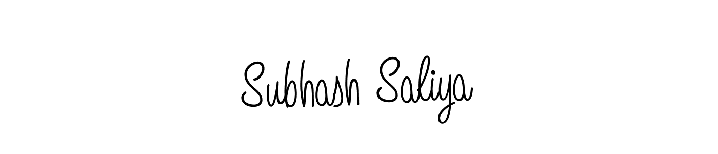 Make a beautiful signature design for name Subhash Saliya. Use this online signature maker to create a handwritten signature for free. Subhash Saliya signature style 5 images and pictures png