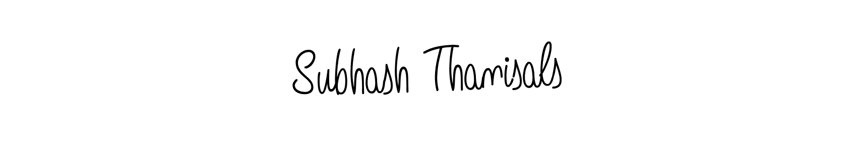 Make a beautiful signature design for name Subhash Thanisals. With this signature (Angelique-Rose-font-FFP) style, you can create a handwritten signature for free. Subhash Thanisals signature style 5 images and pictures png
