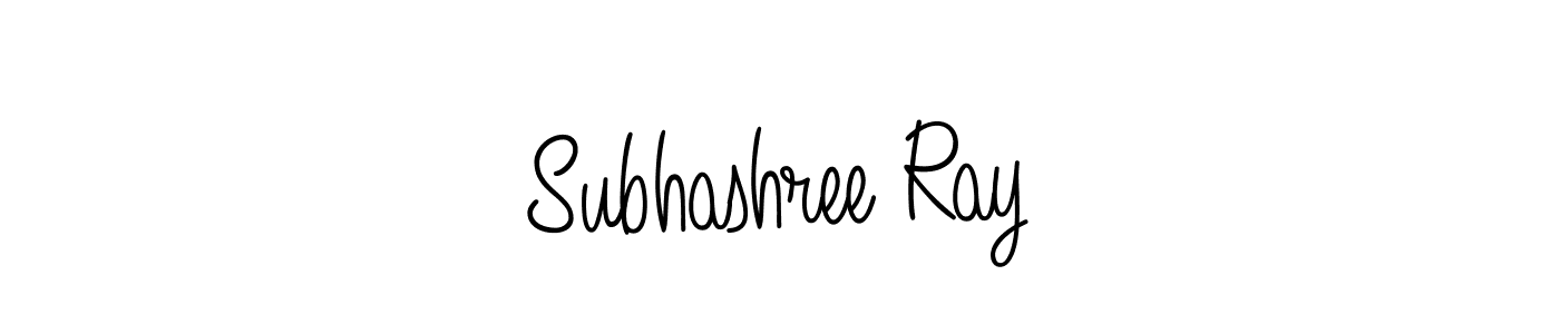Subhashree Ray stylish signature style. Best Handwritten Sign (Angelique-Rose-font-FFP) for my name. Handwritten Signature Collection Ideas for my name Subhashree Ray. Subhashree Ray signature style 5 images and pictures png
