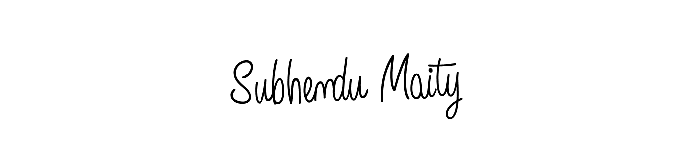 Make a beautiful signature design for name Subhendu Maity. With this signature (Angelique-Rose-font-FFP) style, you can create a handwritten signature for free. Subhendu Maity signature style 5 images and pictures png