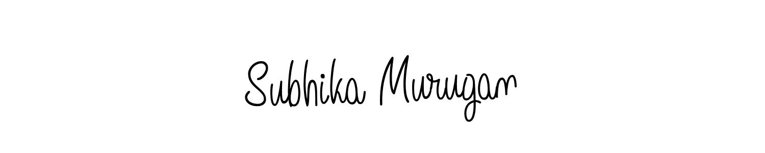 Make a beautiful signature design for name Subhika Murugan. Use this online signature maker to create a handwritten signature for free. Subhika Murugan signature style 5 images and pictures png