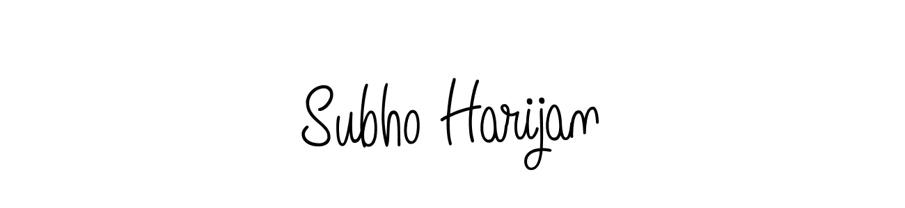 if you are searching for the best signature style for your name Subho Harijan. so please give up your signature search. here we have designed multiple signature styles  using Angelique-Rose-font-FFP. Subho Harijan signature style 5 images and pictures png