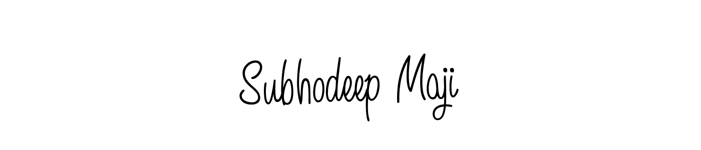 Once you've used our free online signature maker to create your best signature Angelique-Rose-font-FFP style, it's time to enjoy all of the benefits that Subhodeep Maji name signing documents. Subhodeep Maji signature style 5 images and pictures png