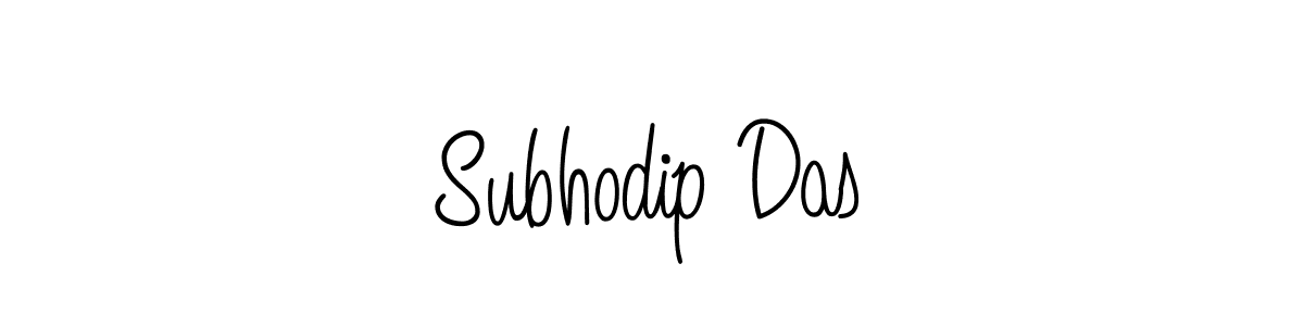 Create a beautiful signature design for name Subhodip Das. With this signature (Angelique-Rose-font-FFP) fonts, you can make a handwritten signature for free. Subhodip Das signature style 5 images and pictures png