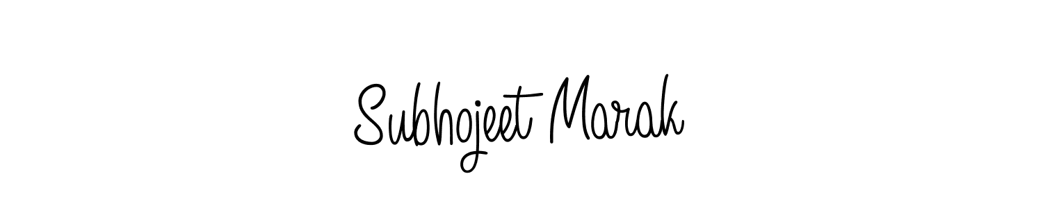 How to make Subhojeet Marak signature? Angelique-Rose-font-FFP is a professional autograph style. Create handwritten signature for Subhojeet Marak name. Subhojeet Marak signature style 5 images and pictures png