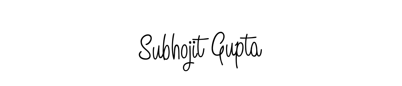 Design your own signature with our free online signature maker. With this signature software, you can create a handwritten (Angelique-Rose-font-FFP) signature for name Subhojit Gupta. Subhojit Gupta signature style 5 images and pictures png