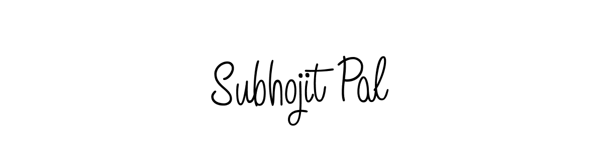 Subhojit Pal stylish signature style. Best Handwritten Sign (Angelique-Rose-font-FFP) for my name. Handwritten Signature Collection Ideas for my name Subhojit Pal. Subhojit Pal signature style 5 images and pictures png