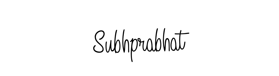 Create a beautiful signature design for name Subhprabhat. With this signature (Angelique-Rose-font-FFP) fonts, you can make a handwritten signature for free. Subhprabhat signature style 5 images and pictures png