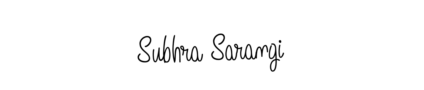 Similarly Angelique-Rose-font-FFP is the best handwritten signature design. Signature creator online .You can use it as an online autograph creator for name Subhra Sarangi. Subhra Sarangi signature style 5 images and pictures png