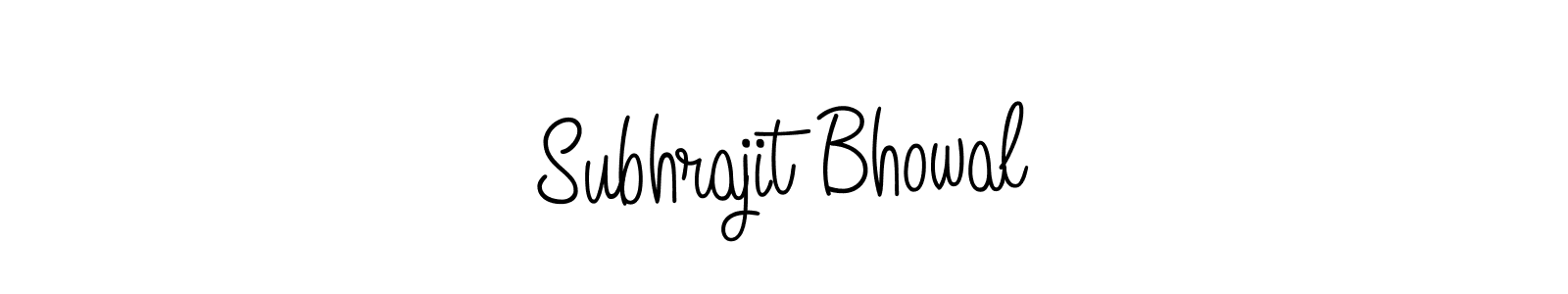Also we have Subhrajit Bhowal name is the best signature style. Create professional handwritten signature collection using Angelique-Rose-font-FFP autograph style. Subhrajit Bhowal signature style 5 images and pictures png