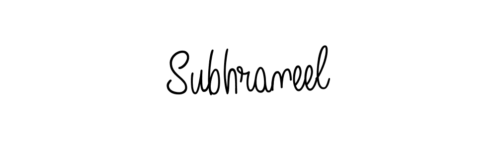 if you are searching for the best signature style for your name Subhraneel. so please give up your signature search. here we have designed multiple signature styles  using Angelique-Rose-font-FFP. Subhraneel signature style 5 images and pictures png