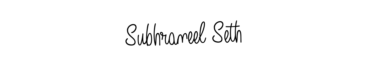 Best and Professional Signature Style for Subhraneel Seth. Angelique-Rose-font-FFP Best Signature Style Collection. Subhraneel Seth signature style 5 images and pictures png