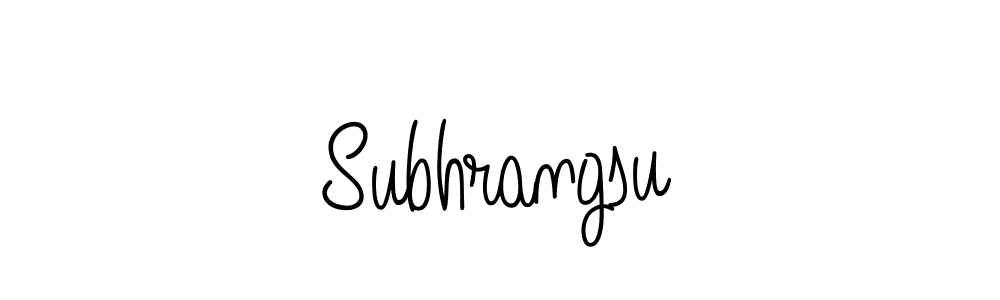 Also we have Subhrangsu name is the best signature style. Create professional handwritten signature collection using Angelique-Rose-font-FFP autograph style. Subhrangsu signature style 5 images and pictures png