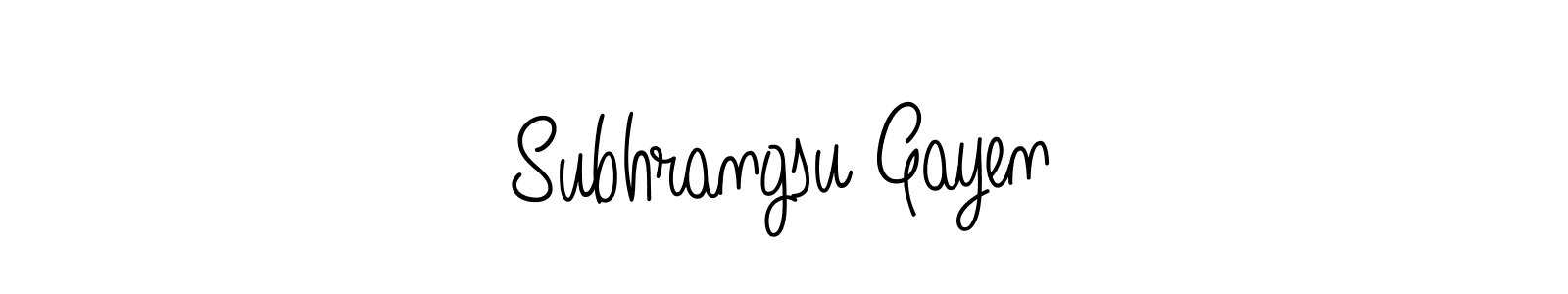 Here are the top 10 professional signature styles for the name Subhrangsu Gayen. These are the best autograph styles you can use for your name. Subhrangsu Gayen signature style 5 images and pictures png