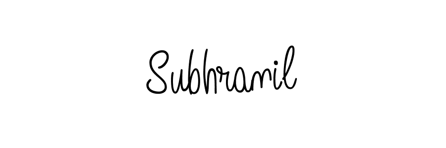 Once you've used our free online signature maker to create your best signature Angelique-Rose-font-FFP style, it's time to enjoy all of the benefits that Subhranil name signing documents. Subhranil signature style 5 images and pictures png