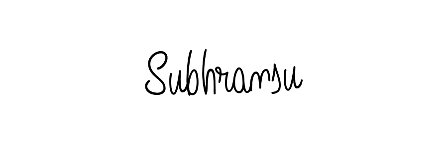 The best way (Angelique-Rose-font-FFP) to make a short signature is to pick only two or three words in your name. The name Subhransu include a total of six letters. For converting this name. Subhransu signature style 5 images and pictures png