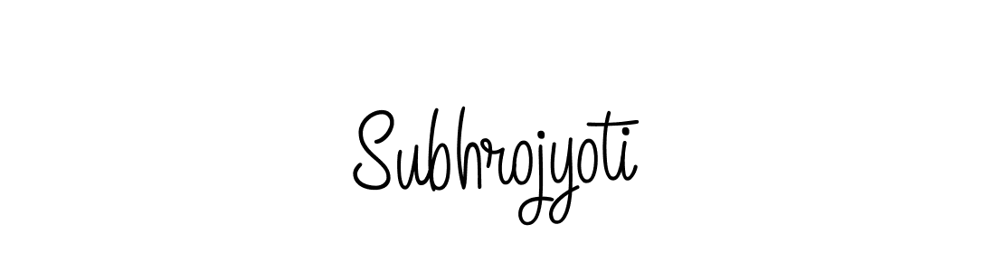 It looks lik you need a new signature style for name Subhrojyoti. Design unique handwritten (Angelique-Rose-font-FFP) signature with our free signature maker in just a few clicks. Subhrojyoti signature style 5 images and pictures png