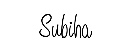 Get inspired by this graceful Angelique-Rose-font-FFP signature style for name Subiha. Smooth loops and balanced proportions for everyday use. Subiha signature style 5 images and pictures png