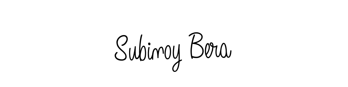 How to make Subinoy Bera signature? Angelique-Rose-font-FFP is a professional autograph style. Create handwritten signature for Subinoy Bera name. Subinoy Bera signature style 5 images and pictures png