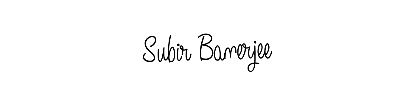 How to Draw Subir Banerjee signature style? Angelique-Rose-font-FFP is a latest design signature styles for name Subir Banerjee. Subir Banerjee signature style 5 images and pictures png