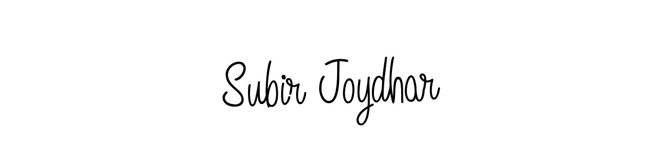 How to make Subir Joydhar signature? Angelique-Rose-font-FFP is a professional autograph style. Create handwritten signature for Subir Joydhar name. Subir Joydhar signature style 5 images and pictures png