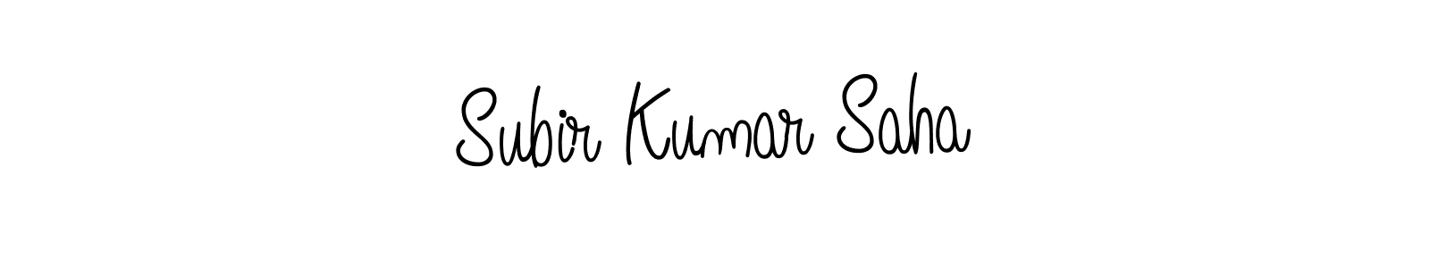 Make a beautiful signature design for name Subir Kumar Saha. With this signature (Angelique-Rose-font-FFP) style, you can create a handwritten signature for free. Subir Kumar Saha signature style 5 images and pictures png